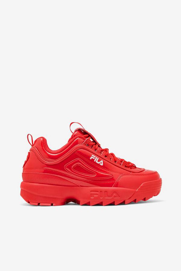 Fila Disruptor 2 Heart Chunky Women's Sneakers - Red/Red/Red,NZ 917-68750